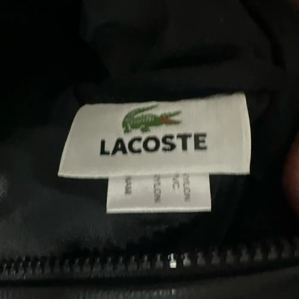 Lacoste Vintage Black Duffel Bag Gym Travel Weekender